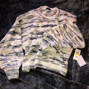 1. State cropped sweater. Size small. Brand new with tags.